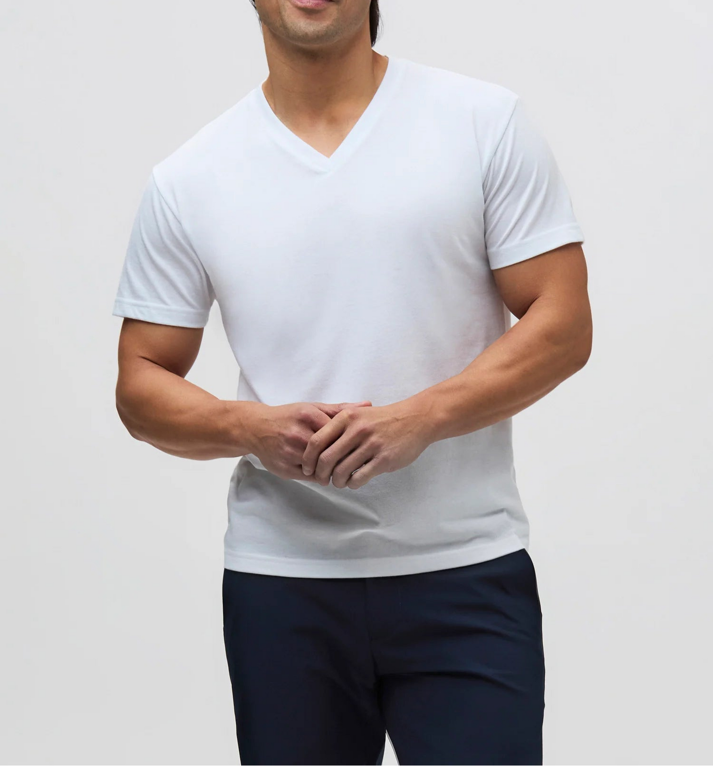 T-Shirt Plus Summer Essentials V-Neck 6-Pack – Soft Breathable Men's Tees