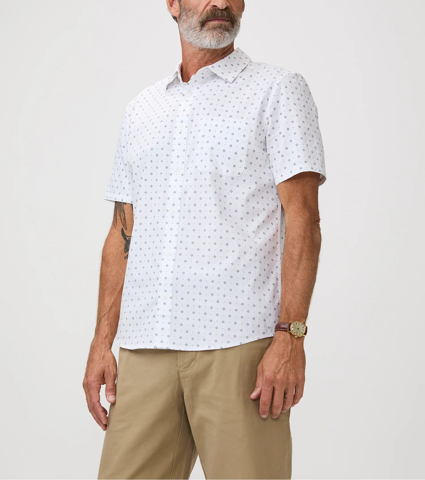T-Shirt Plus All Day Short Sleeve Print Shirts 3-Pack – Black, Navy & White