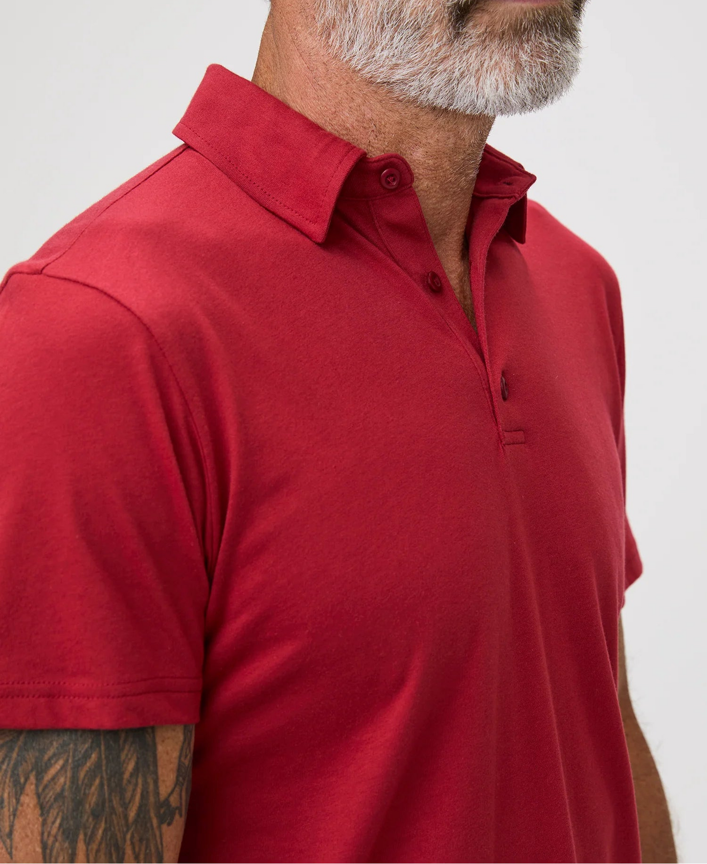 T-Shirt Plus Men's Chili Torrey Polo – Bold Red Premium Polo Shirt