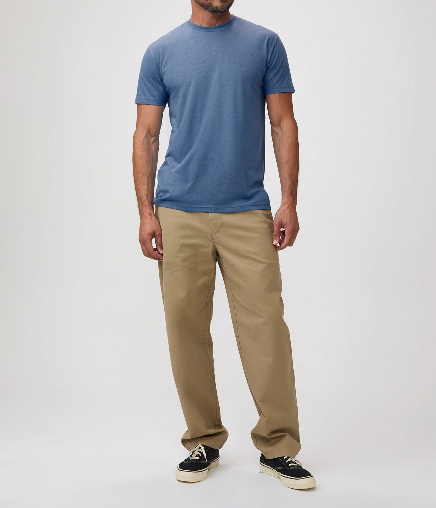 T-Shirt Plus Monsoon Crew Neck - Premium Men's Blue Tee