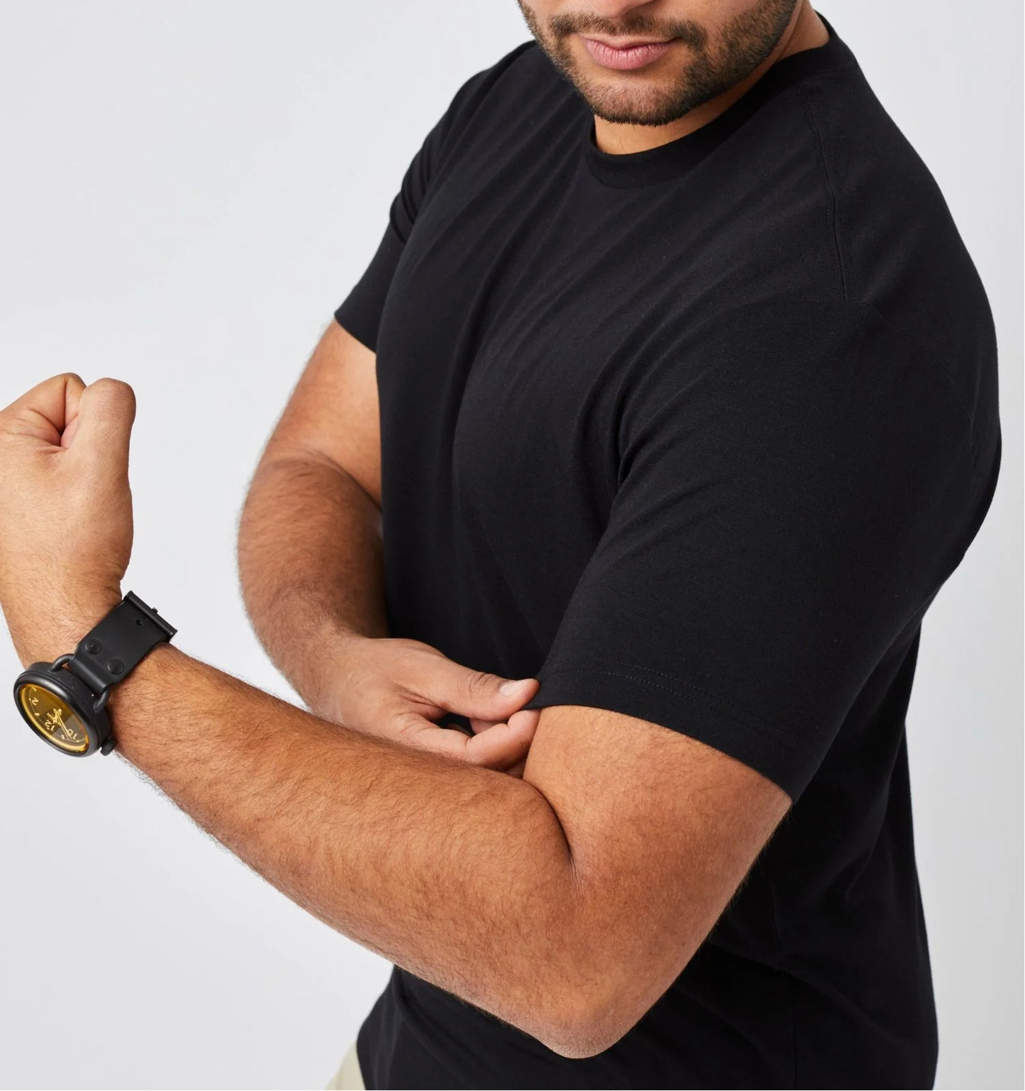 T-Shirt Plus Black Performance Cool Crew - Advanced Cooling Tee