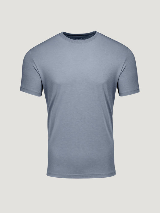 T-Shirt Plus Wedgewood Performance Cool Crew in blue
