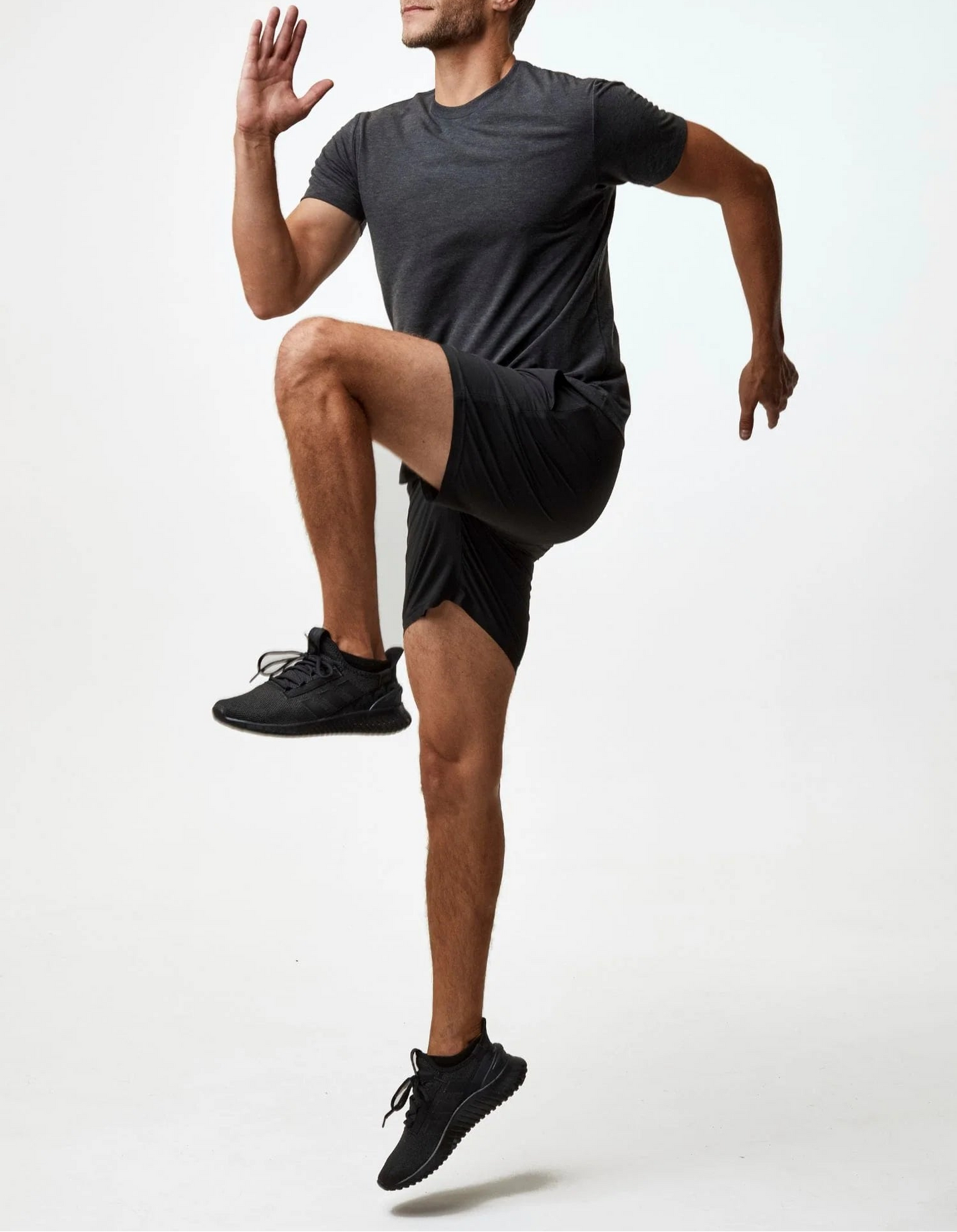T-Shirt Plus Basics Workout Pack: 2 Performance Crews & 1 Stretch Short