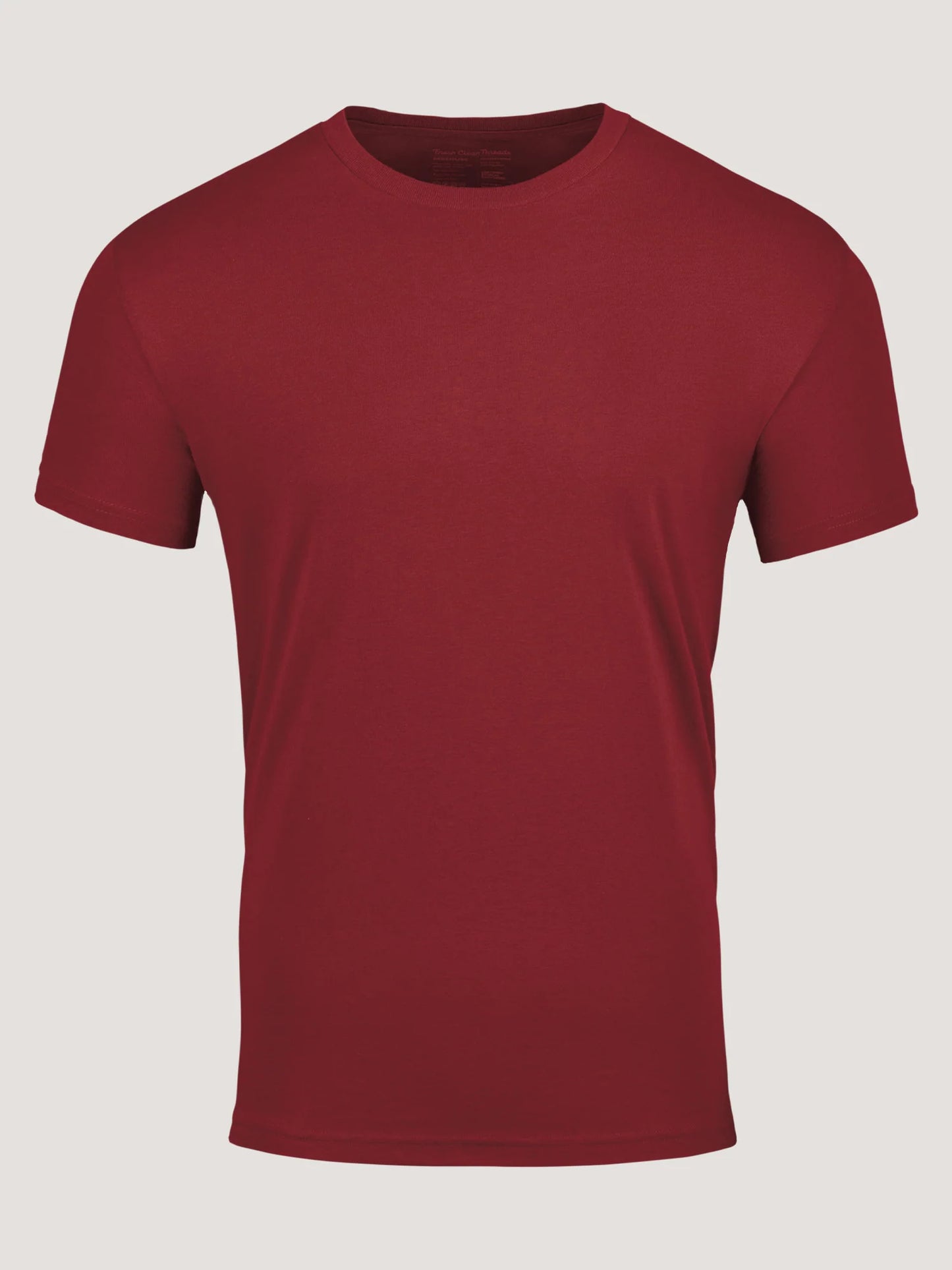 T-Shirt Plus Chili Crew Neck – Red Premium Cotton Crew Neck T-Shirt for Men