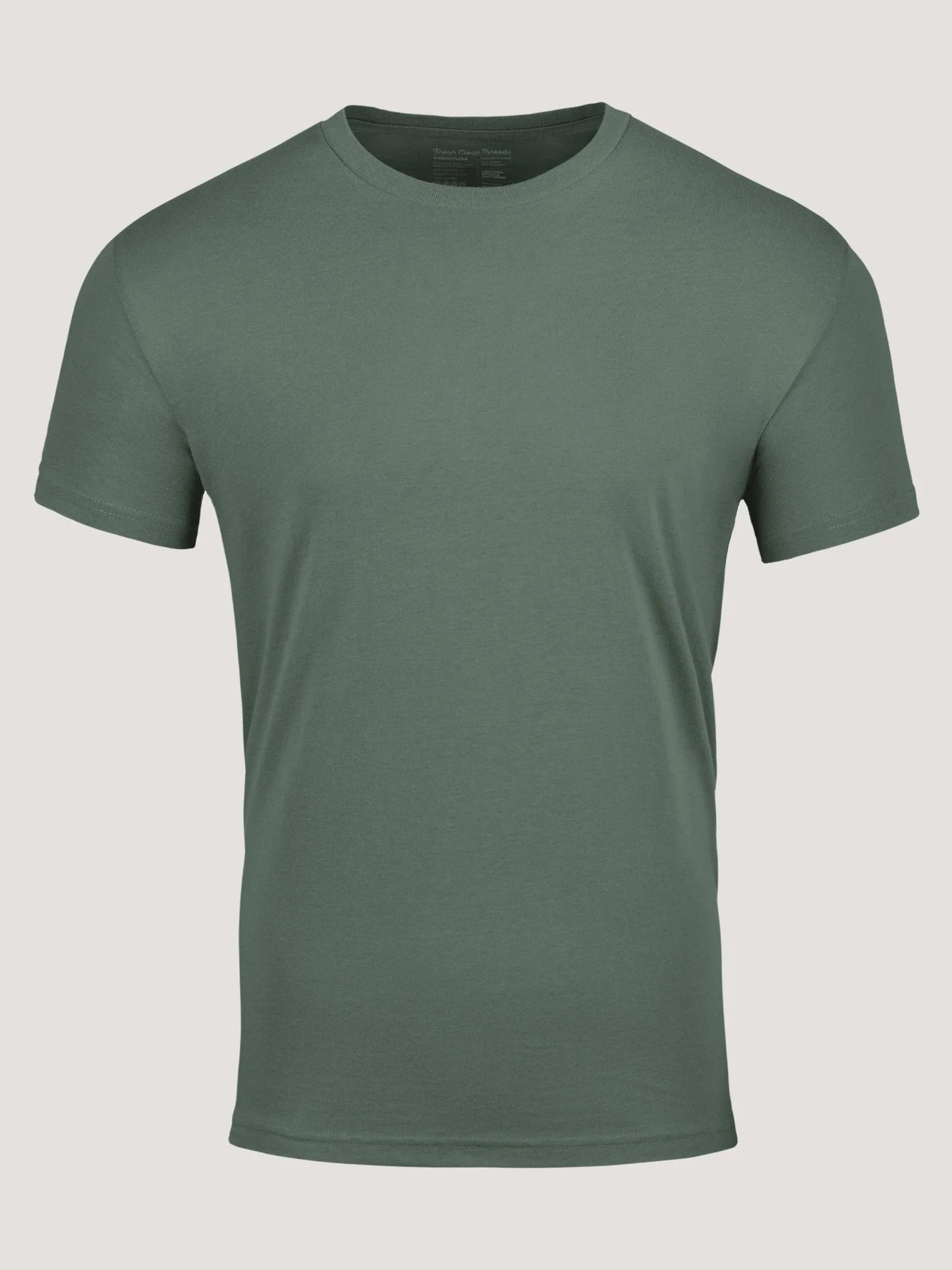 T-Shirt Plus Pistachio Crew Neck - premium men's tee in pistachio green