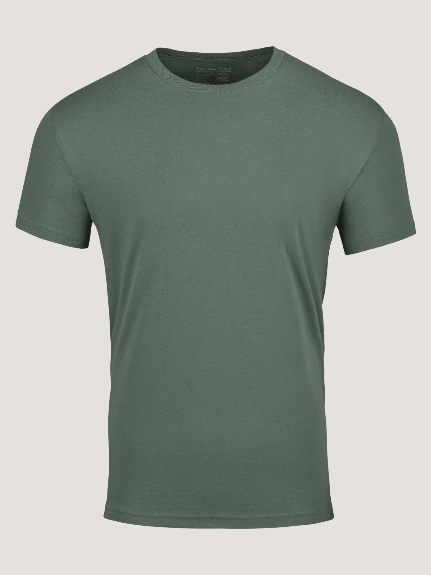 T-Shirt Plus Pistachio Crew Neck - premium men's tee in pistachio green