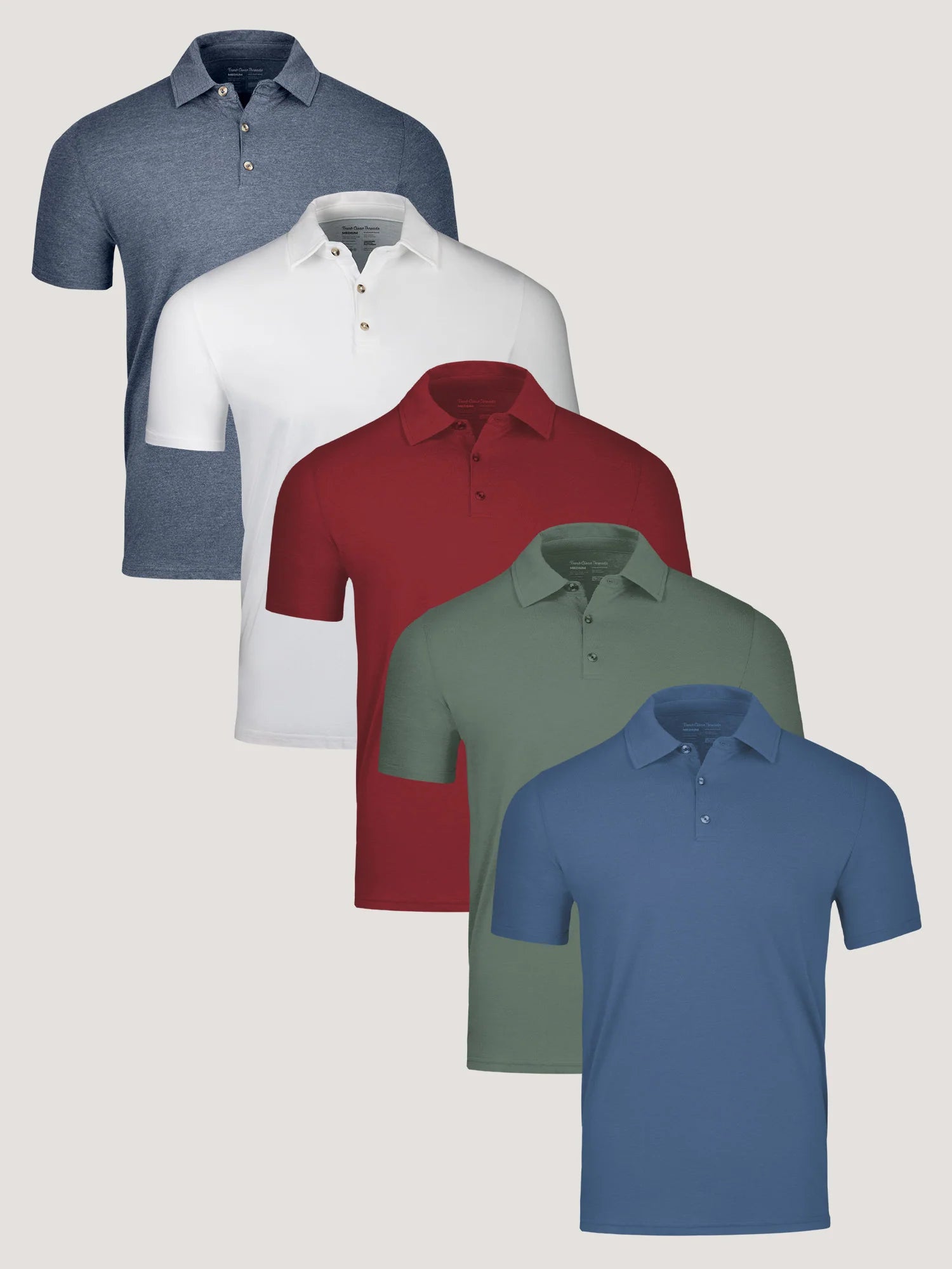 T-Shirt Plus Summer Essentials Polo 5-Pack – Premium Men's Polo Shirts