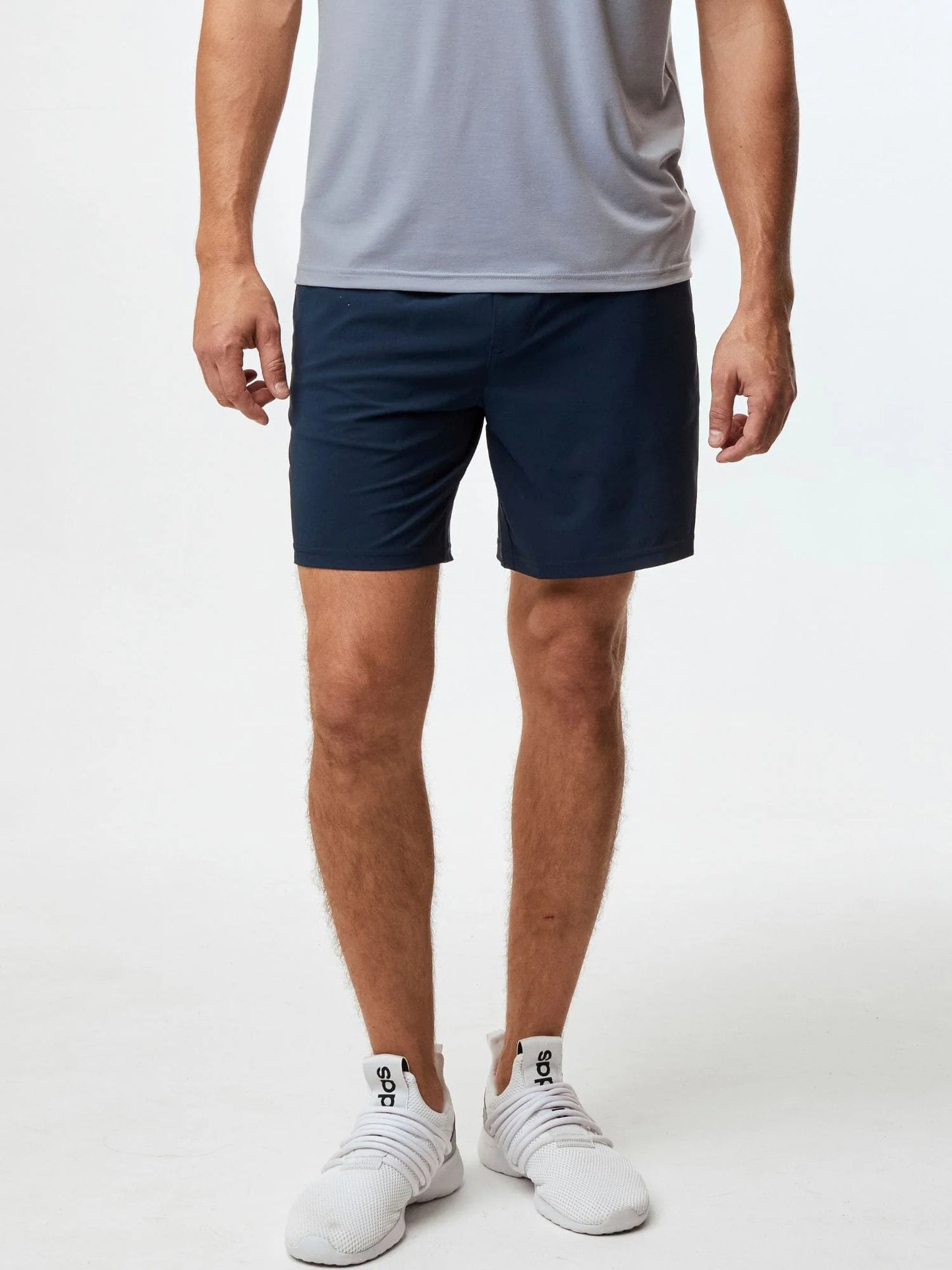 T-Shirt Plus Men's Navy Stretch Performance Shorts