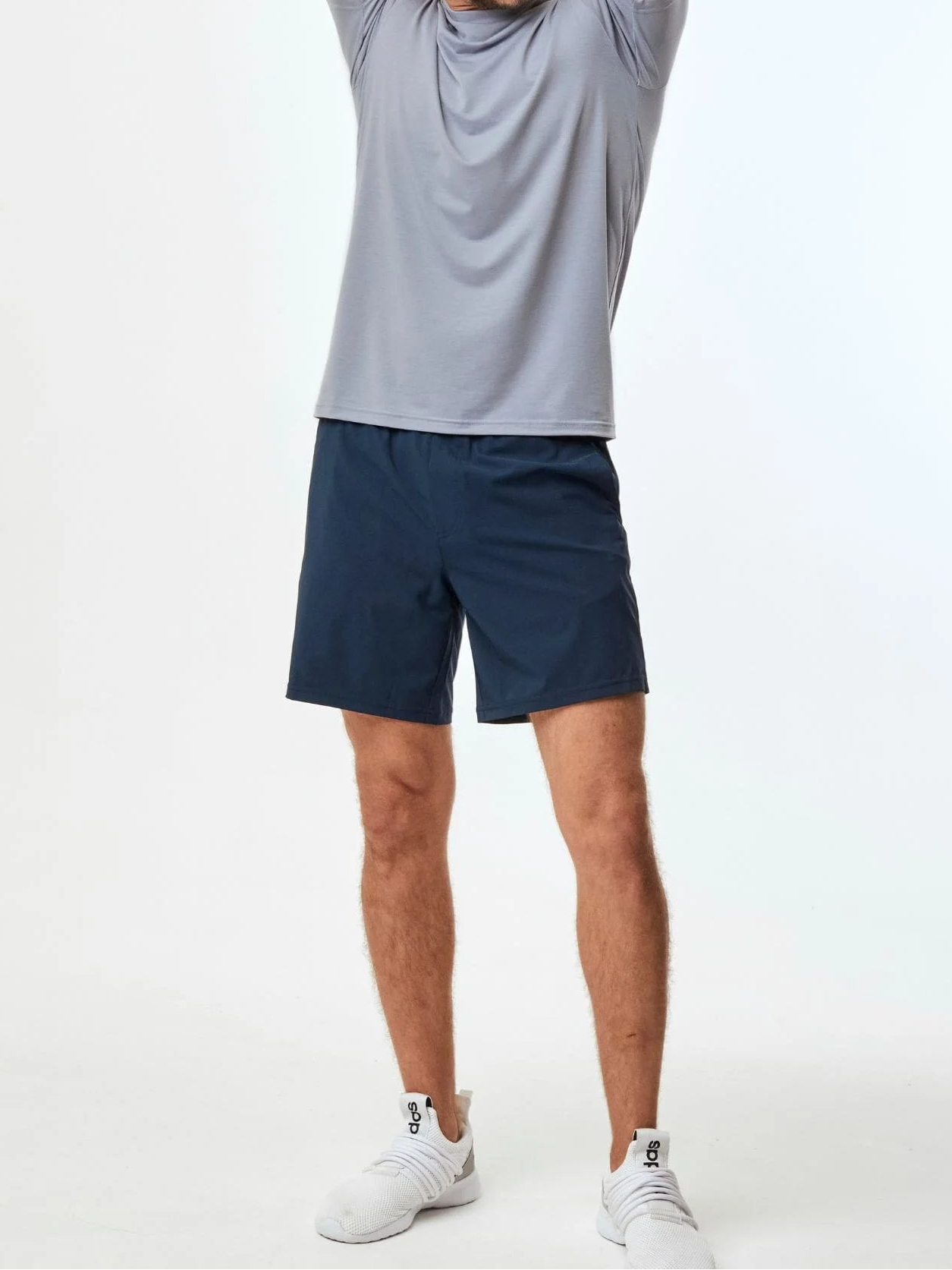 T-Shirt Plus Men's Navy Stretch Performance Shorts